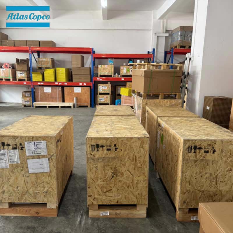 Atlas Copco 1616757591 2902022210 Оригинален елемент за завртување со воздух од серијата GA GX Глава на компресорот