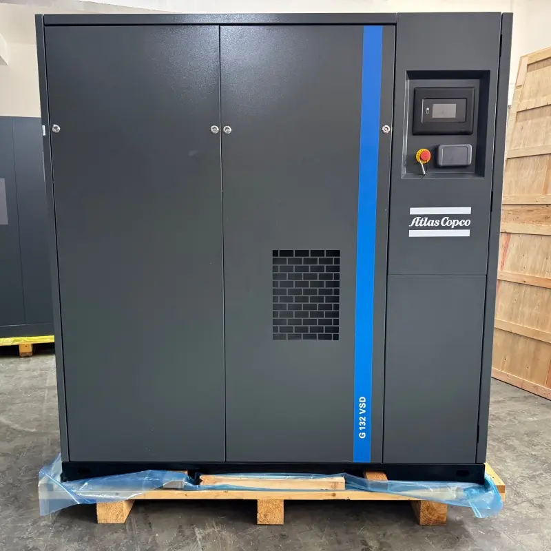 Atlas Copco G132VSD компресор со завртки со вбризгување на масло 400V 50HZ погон со променлива брзина