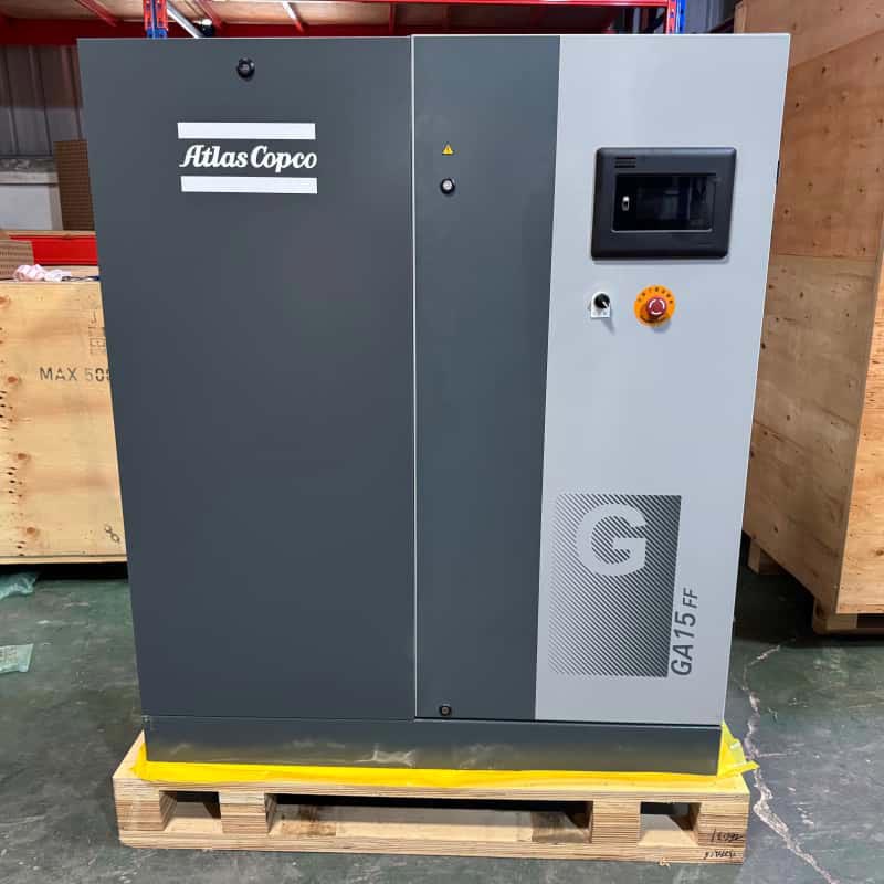 Atlas Copco GA15 FF 15kW вбризгувано масло со вбризгување на ротационен компресор за воздушен компресор 7,5 13Bar
