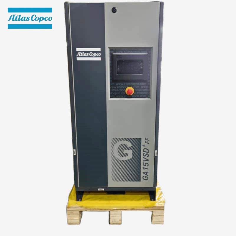 Atlas Copco GA15 VSD Plus FF 15kW 20HP со променлива брзина со вбризгување на масло со завртувачки компресор за сушење