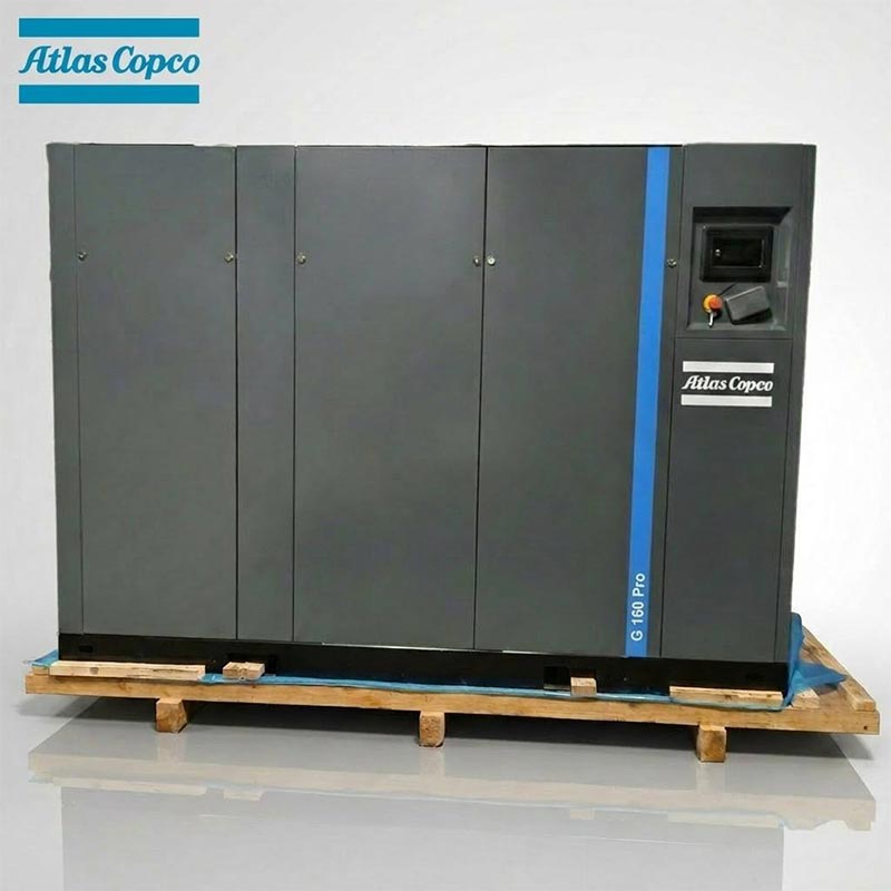 Atlas Copco GA160 Pro 160kW 215HP вбризгуван вбризгуван воздушен компресор со завртки 7,5 10Bar 1543CFM