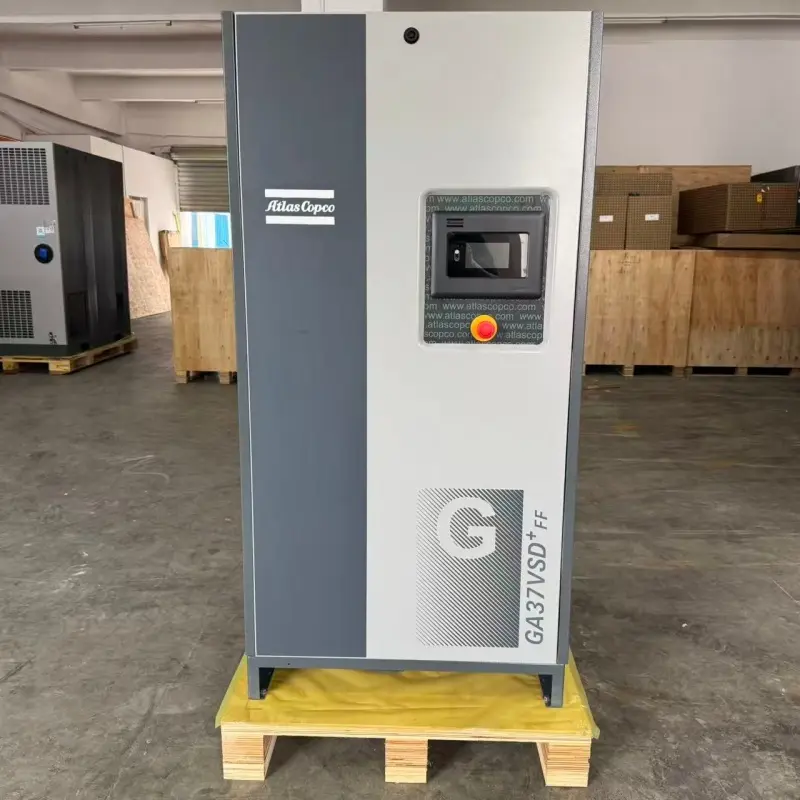 Atlas Copco GA37 VSD+ FF 37kW 50HP компресор за завртка за воздух со вбризгување на масло за индустрија