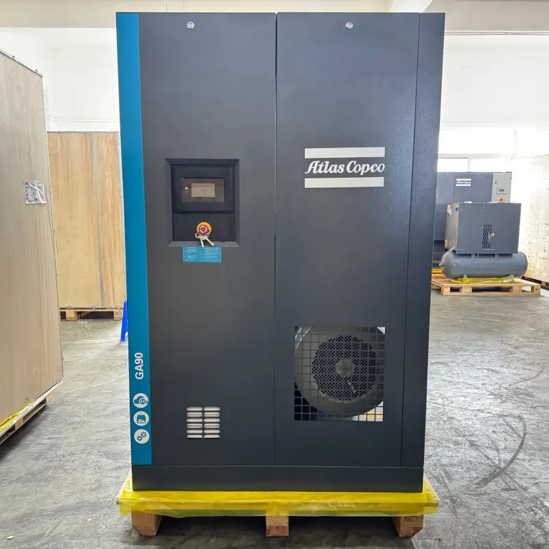 Atlas Copco GA90 Оригинален ротационен компресор со вбризгување на масло од 90 kW 125 КС